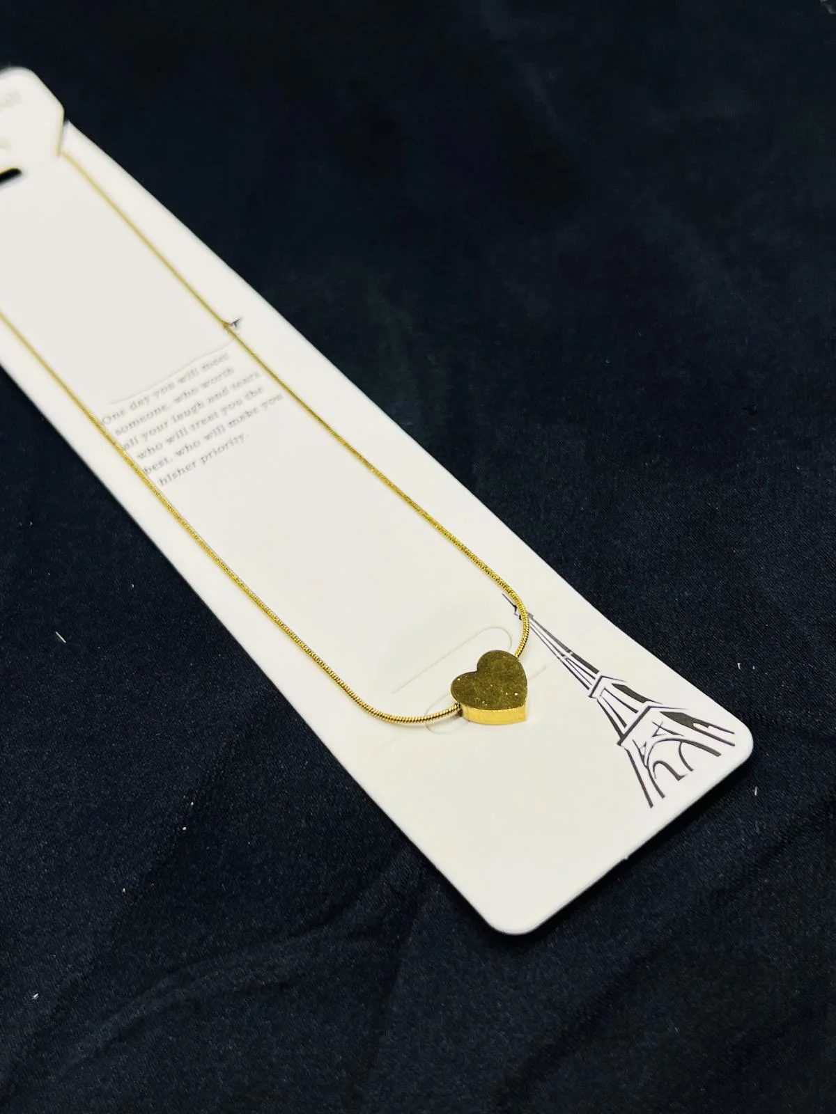 Stainless Steel Elegant Heart Pendant