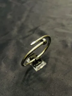 Stainless Steel  Silver Luxury Nail Handcuff view 2