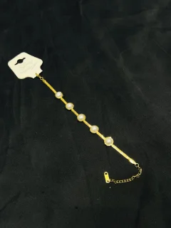 Stainless Steel Pearl Bracelet view 3